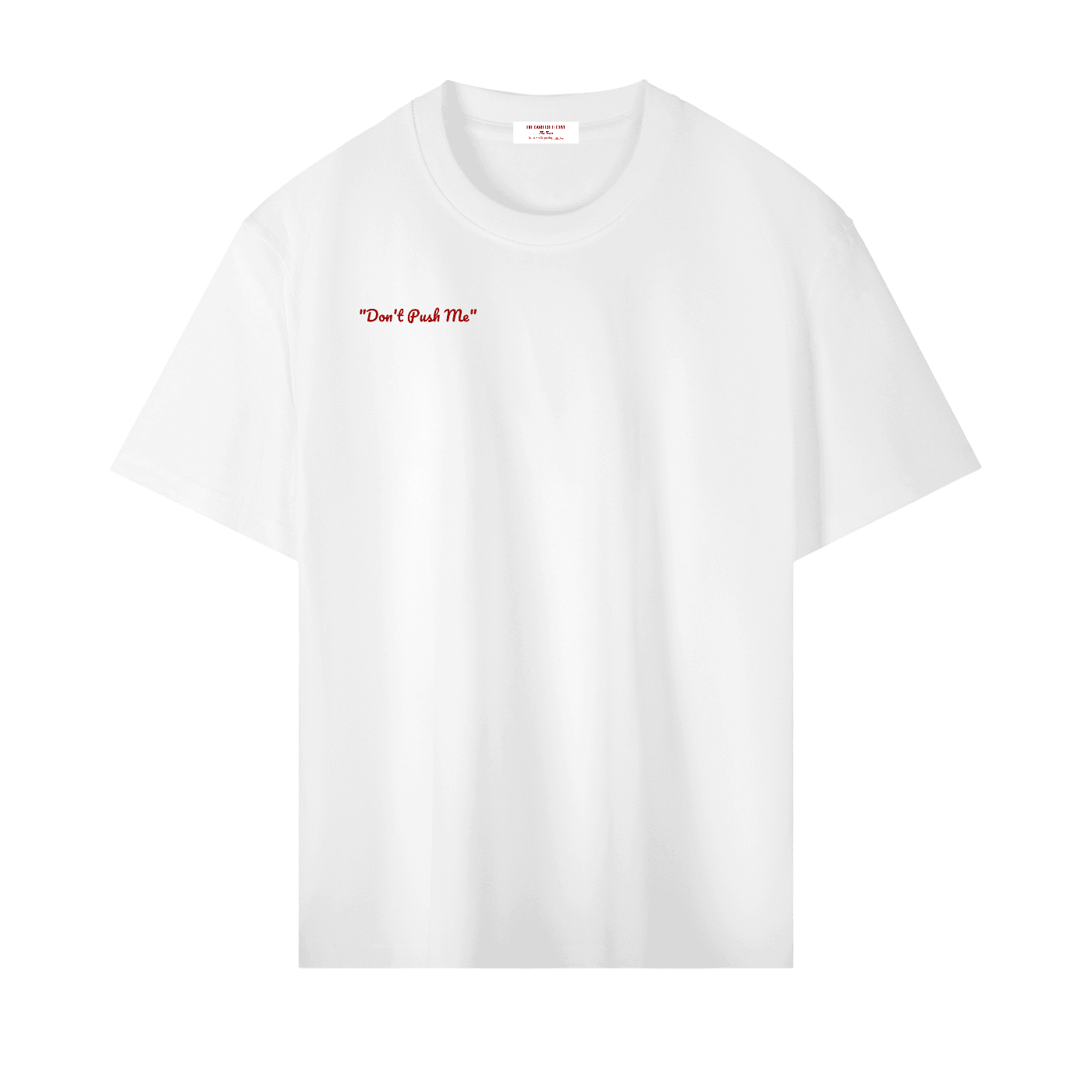 i'm nearly famous Tee — White front